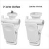 Universal Fill Light Phone Clip with 1/4 Interface, Cold Shoe Mount, Strong Grip for GoPro and Video Conferencing