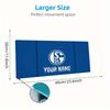 Fc Schalke Custom Name Large Size Mouse Pad Large Gaming Table Cushion Non-slip Laptop Tablet Big Mousepad XXL Mat Mini PC Playmat With Lock Edge
