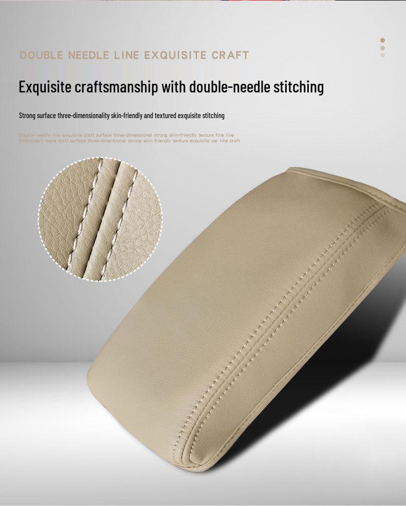 Skoda Octavia 07-14 Leder Mittelkonsolen Armlehnenabdeckung
