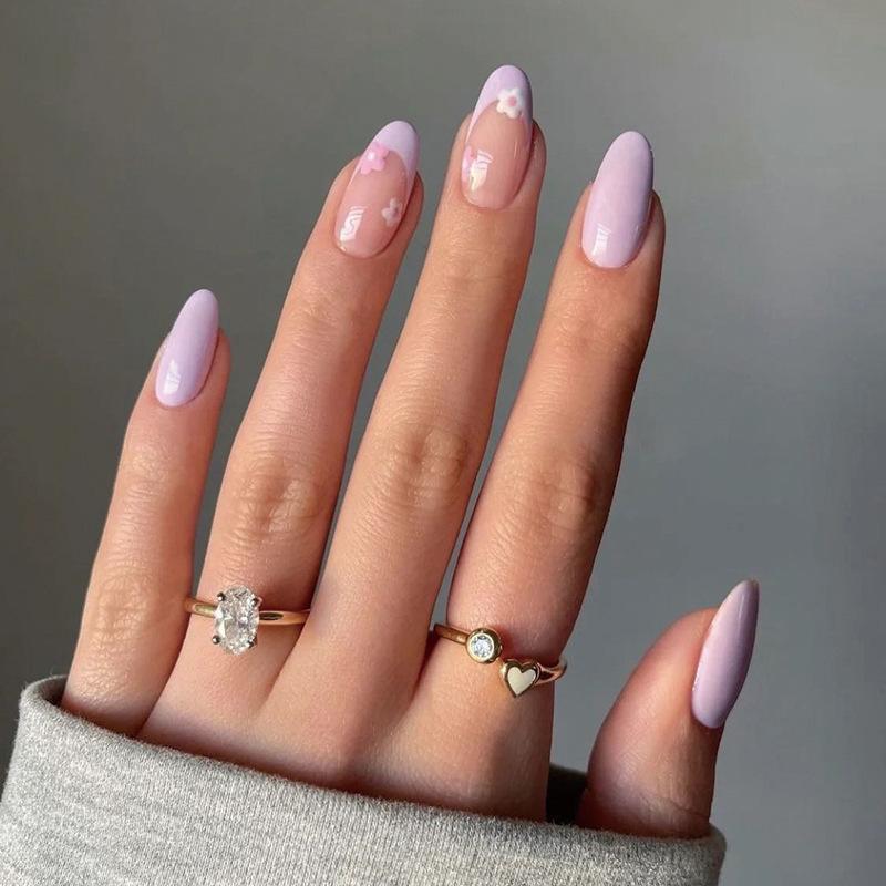 1 Box Detachable Ballerina False Nails Wearable Fake Nails Cat Eye Nail Tips Manicure Tool Press On Nails