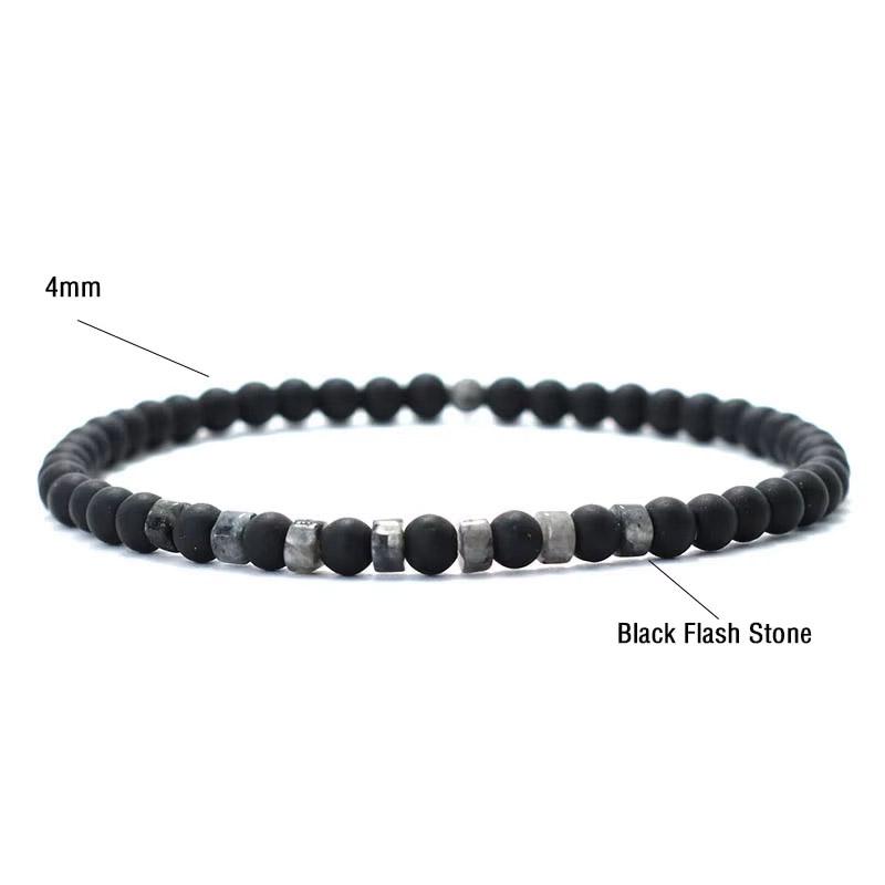 New Trendy Men Bracelet Natural Tiger Eyes Emperor Small Stone 4mm Beads Braclet Homme Accessories Bohemia Beach Jewelry
