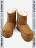 2025 Winter Fleece-Lined Big Head Snow Boots, Non-Slip Thick Sole, Height-Increasing, Pull-On Fashion.