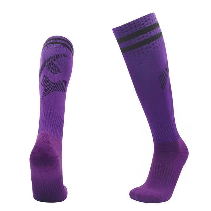 Adult and Children's Thickened, Shock-Absorbing, Wear-Resistant Long Football Socks