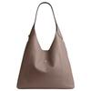 Coach Brooklyn 39 Logo Magnetic Snap Closure Natural Grain Leather Hobo Bag Women Bags Dark-Gemstone CU044-B4CBD