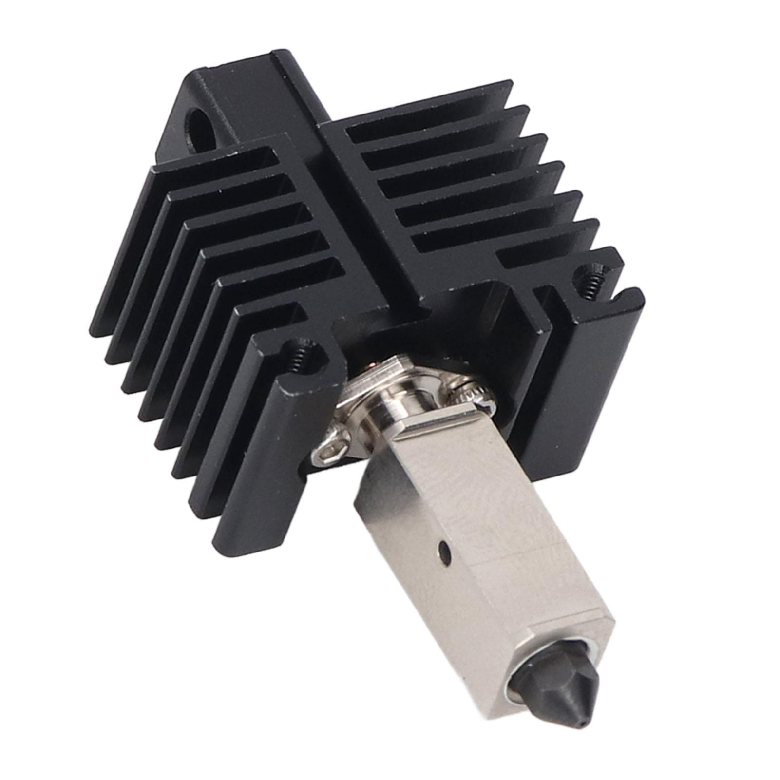 

Комплект хотэнда 3D-принтера, съемное сопло из закаленной стали 0,4 мм, узел хотэнда 3D-принтера с вентилятором