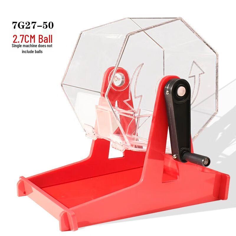 Hand-cranked Acrylic Raffle & Number Drawing Machine