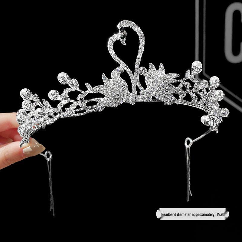 Princess Birthday Crown Headband for Girls – High-end Hair Accessories & Clip