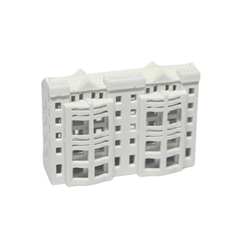 Unpainted Miniature Apartment Building Model Realistic Residential Dioramas For DIY Craft Scenerys 1/800 1/500 Scale