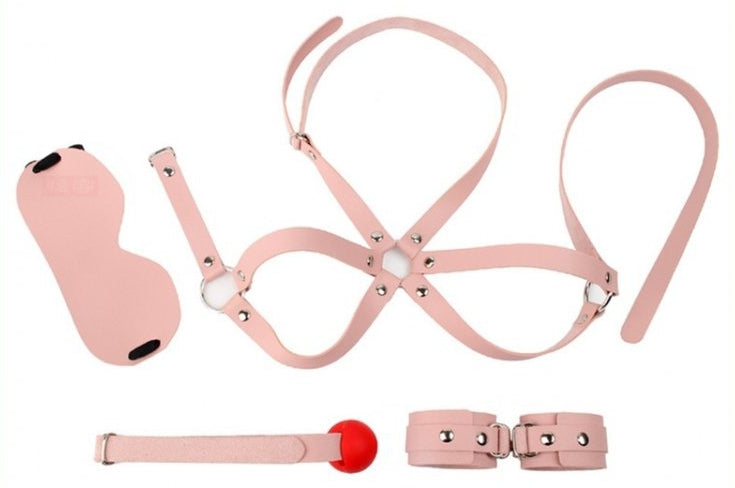 Obedience BDSM Initiation Kit 4 Pieces Pink - KinkHarness - SM Kit