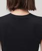 Musinsa Standard Woman Women'S Crew Neck Crop Sleeveless Top [Black]