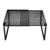 Expandable Cabinet Shelf Stand Non-Slip Closet Organizer Adjustable for Plates Household Bedroom