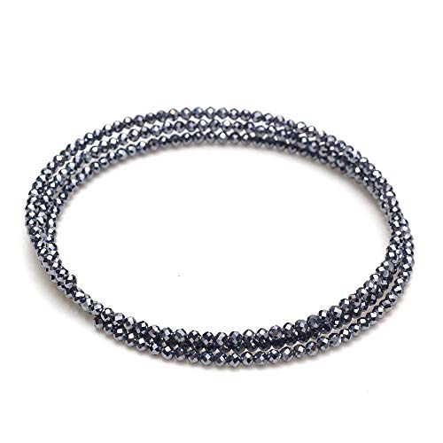 [OVER-9] Terahertz Stone Bracelet, Health, Shape Memory, Women's & Men's, Genuine Power Stone