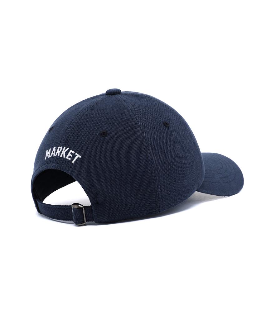 Kimseupeulesikoteunmakes [Kim Shabu Kal X Kims] Voix Logo Ball Cap Navy