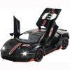 1/32 Scale Lambo LP770-4 Diecast Car Model, Alloy Pull Back Vehicle Toy with Sound and Light, 3 Open Doors, Gift for Kids Toddlers Boys Girls