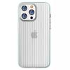 For iPhone 14 Pro Case Corrugated Texture Fingerprint Free Matte PC Phone Cover