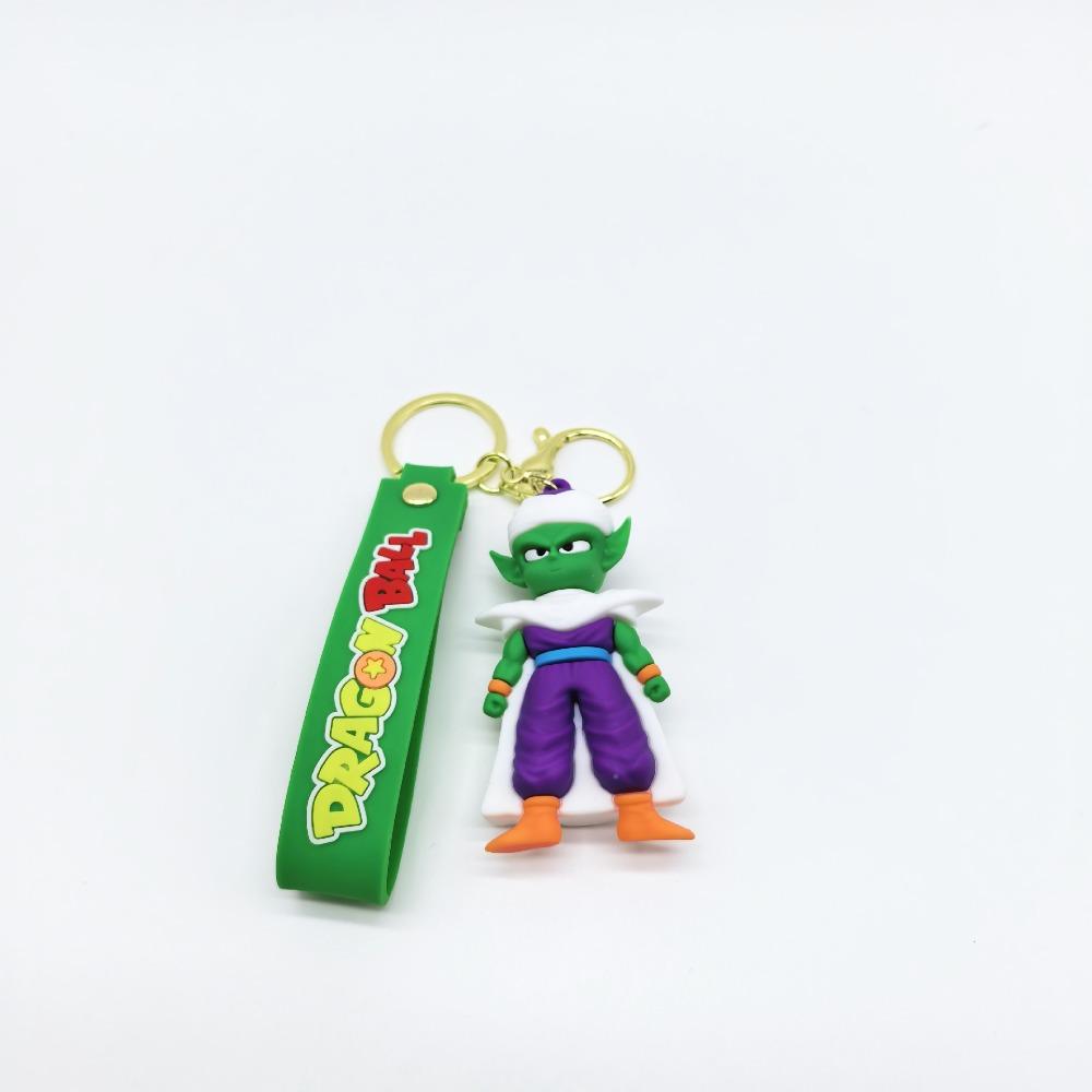 New Fashion Bag Accessories Cartoon Goku Vegeta Super Saiyan Keychain Kawaii llavero Gift for Fans&Couples(Birt