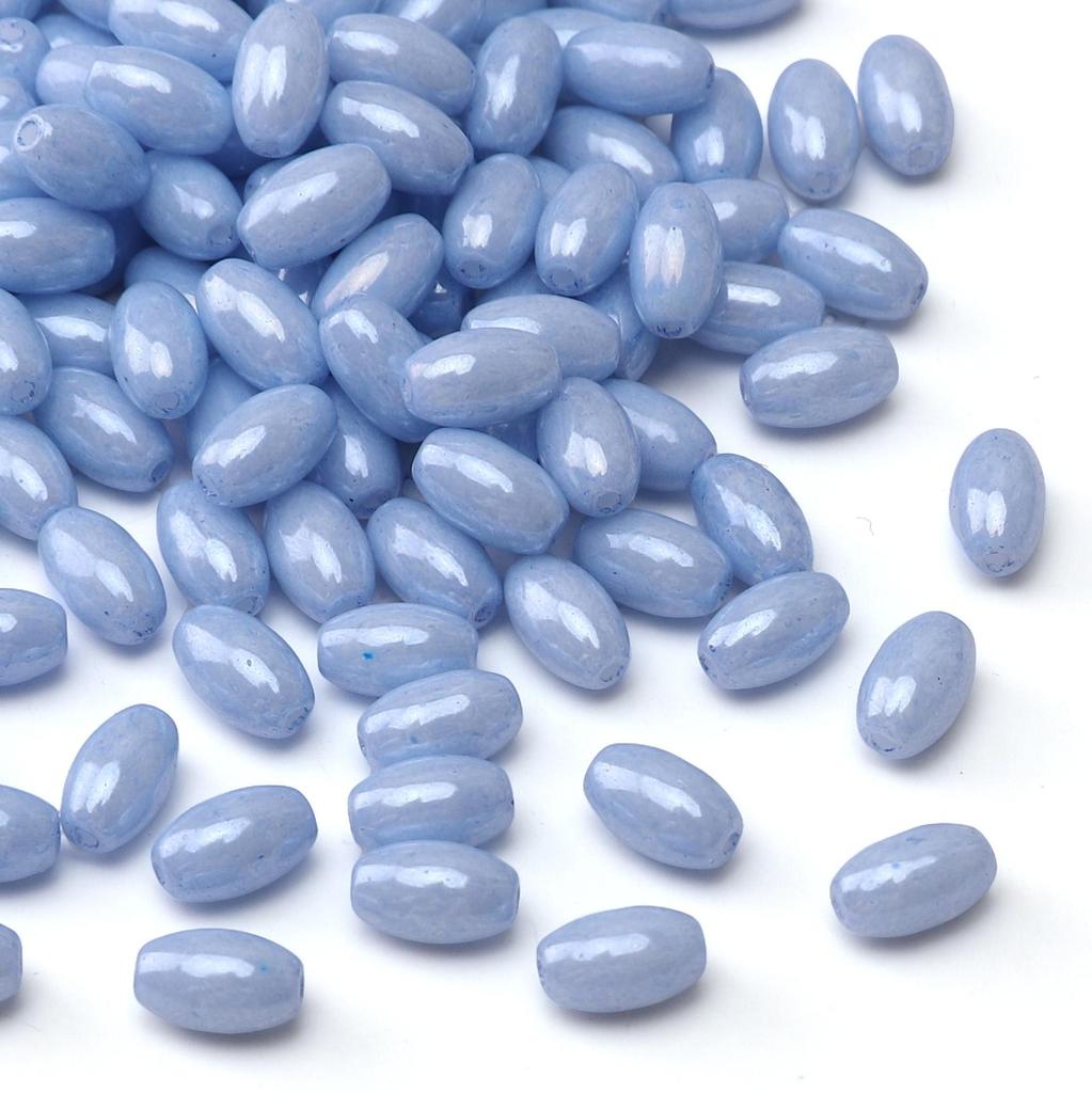 Domestic Glass Solid Color Cream Baked Paint Seed Beads for DIY 52 Pcs