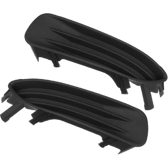 Motoforti Left Right Side Fog Light Grille Cover Trim NO.5212702070/5212802060 for Toyota Corolla 2003 2004 2005 Black 1 Pair Long-lasting