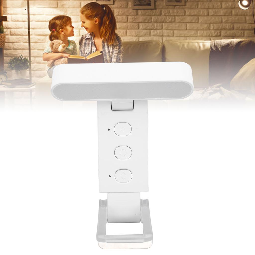 Reading Book Light USB Rechargeable Foldable LED 6 Brightness s 5 Colors Timer Eye Catching Clip On Reading Light for Bed