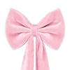 Chair Sash Bow Reusable Chair Back Velvet Bow Universal Wedding Events Banquet Anniversary Bridal Banquet Party Dining Chair Cover Decoration