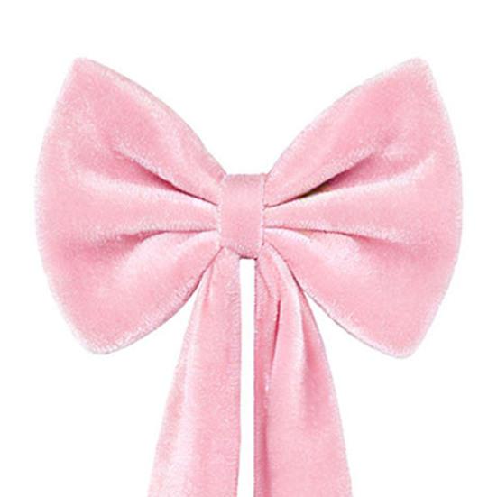 Chair Sash Bow Reusable Chair Back Velvet Bow Universal Wedding Events Banquet Anniversary Bridal Banquet Party Dining Chair Cover Decoration