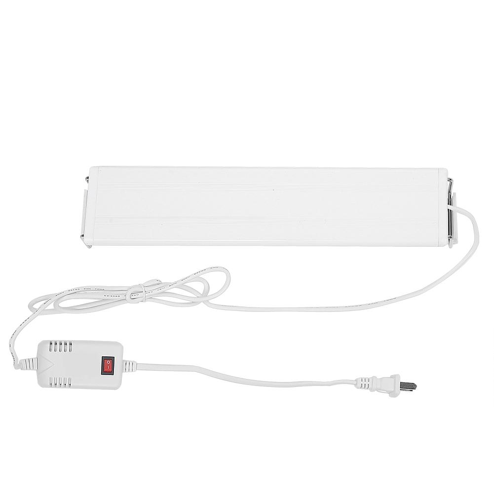Aquarium Lamp Bracket Water Plants Thin High Brightness Fish LED Light (Blue and white XY-20K)