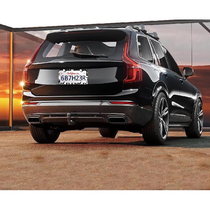 Black And White Cow Print License Plate Frame Funny Spots License Plate Frames Animal Pattern Auto Accessory Bracket Stainless Steel License Plate