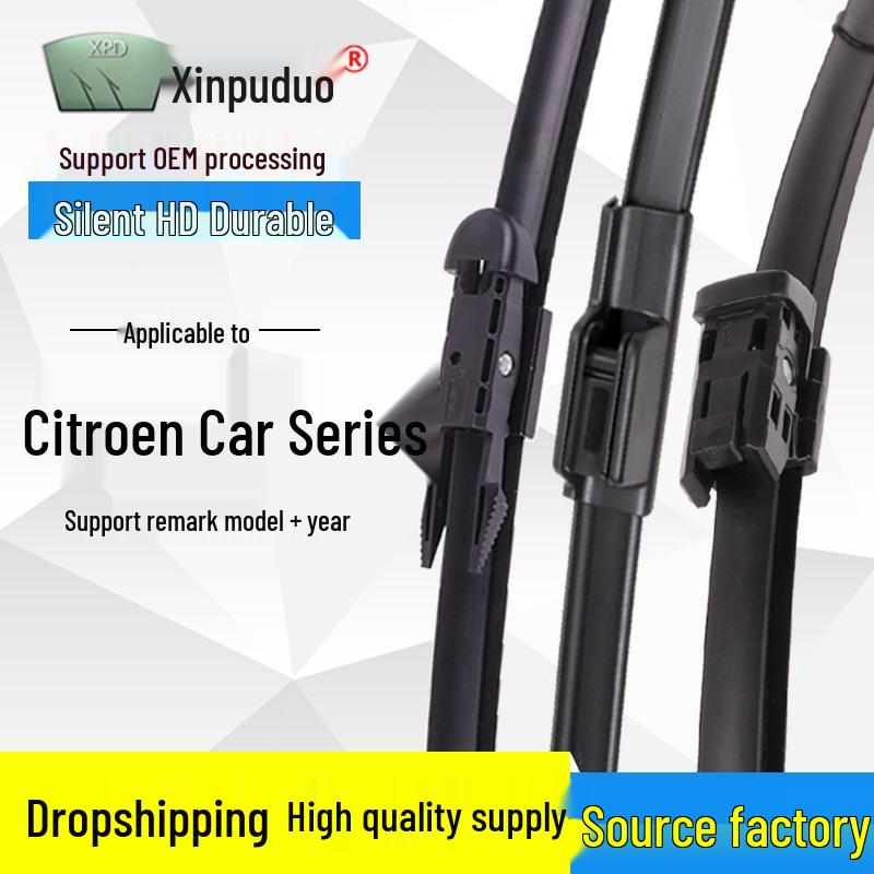 Citroen Wiper Blades for C4L, Sega, Elysee, C2, Triumph, Tianyi, C5, Picasso, and C3XR