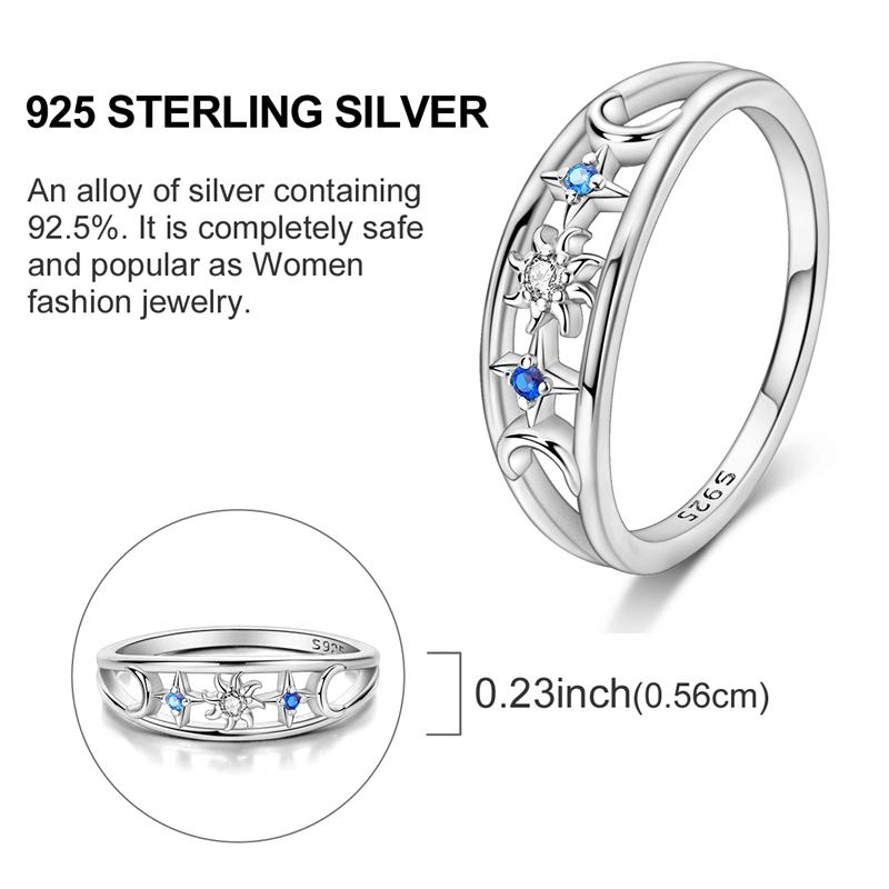 New Copper Rings Red Pink Blue Stone Rings Simple Stackable Women Authentic Rings Ideal For Wedding Party Jewellery Gift