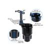 Cup Holder Phone Mount for Car Adjustable Cup Holder Base Diameter Range is 2.5"- 4.1" Suitable for Most Car Height and Angle Adjustment Compatible w