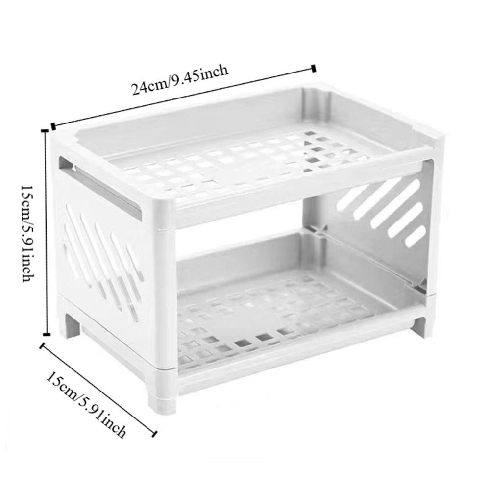 INS Style Desktop Organizer Spice Rack Makeup Shelves Fashion Desktop Storage Shelf  Sundries
