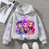 Hoodies Sweatshirts Girls Children's Comfortable Cartoon Printed Sports Shirt Girls' Color Comfortable Casual Hoodie