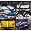 Autocolant Personalizat Mașină Tricolor Steag Național Germania Italia Franța Rusia Autocolant Decal Vinil Caroserie Autocolante Styling Auto