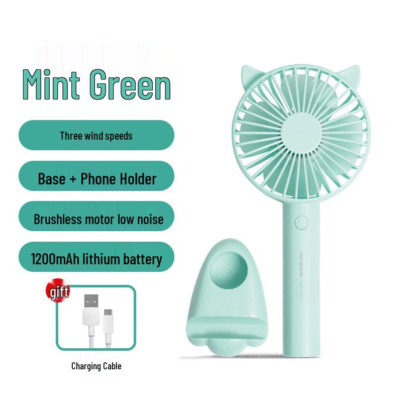 Taigexin USB Mini Portable Rechargeable Handheld & Desktop Fan TGX-205