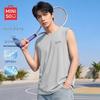 MINISO Men's Relaxed Fit Ice Silk Quick Dry Sleeveless T-Shirt