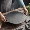 Zhishi 28cm Cast Iron Pancake Griddle