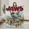 Jaws 40° Anniversario Retro Vintage s Film Coperta Morbida Leggera Copertura per Letto o Divano Design Personalizzato
