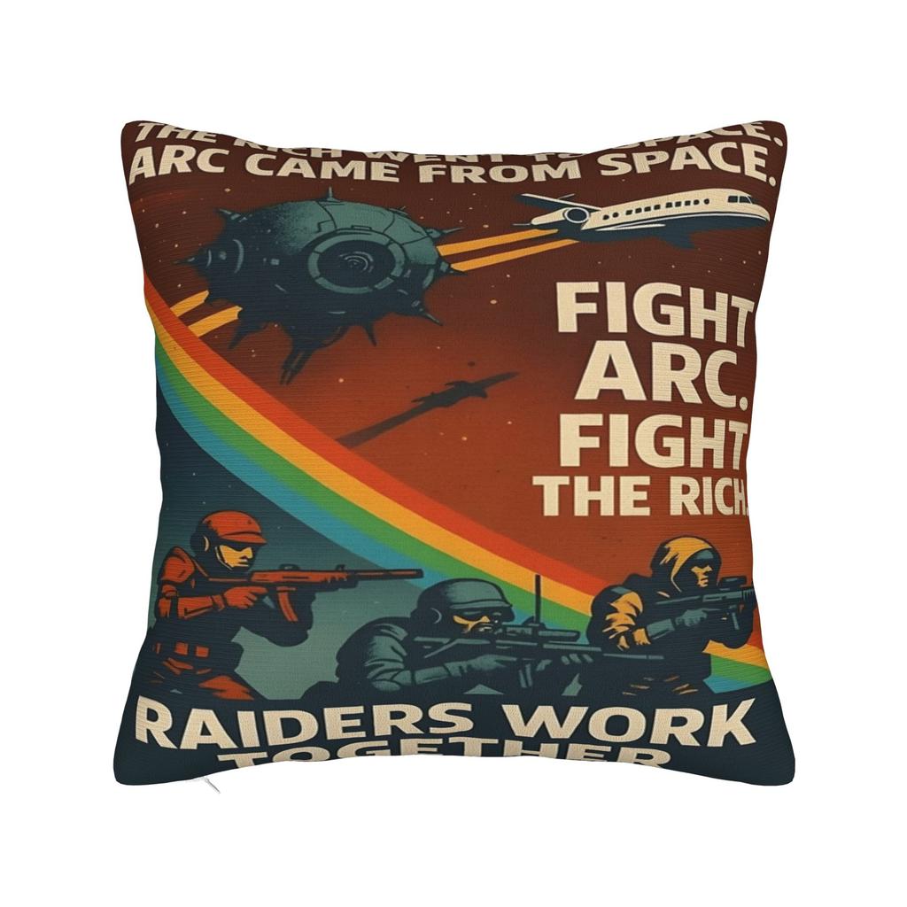 Federa Cuscino Stampata Videogiochi Arc Raiders Copricuscino Cuscino Decorativo Caldo per la Casa Quadrato Multimisura