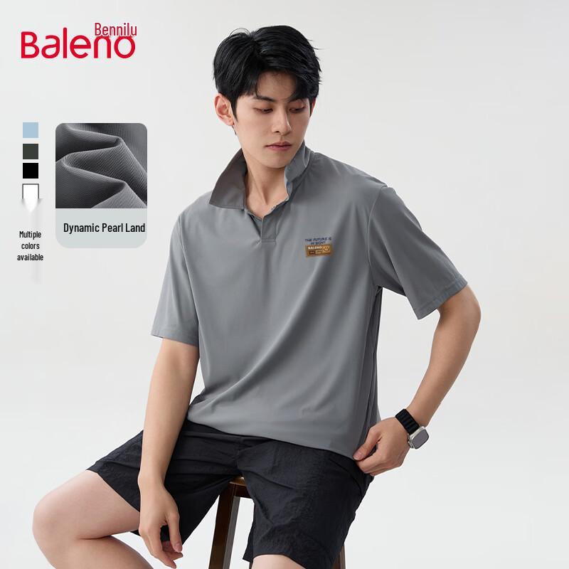 Baleno Men s Ice-Cool Quick-Dry Short-Sleeve Polo Shirt L
