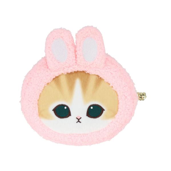 Mofusand Face Pouch ( Rabbit ) Japan New