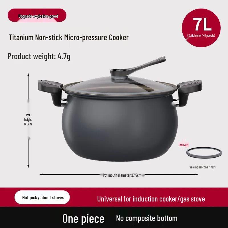 

New Maifan Stone Non-Stick Stockpot: Thickened Micro-Pressure Stew and Soup Pot