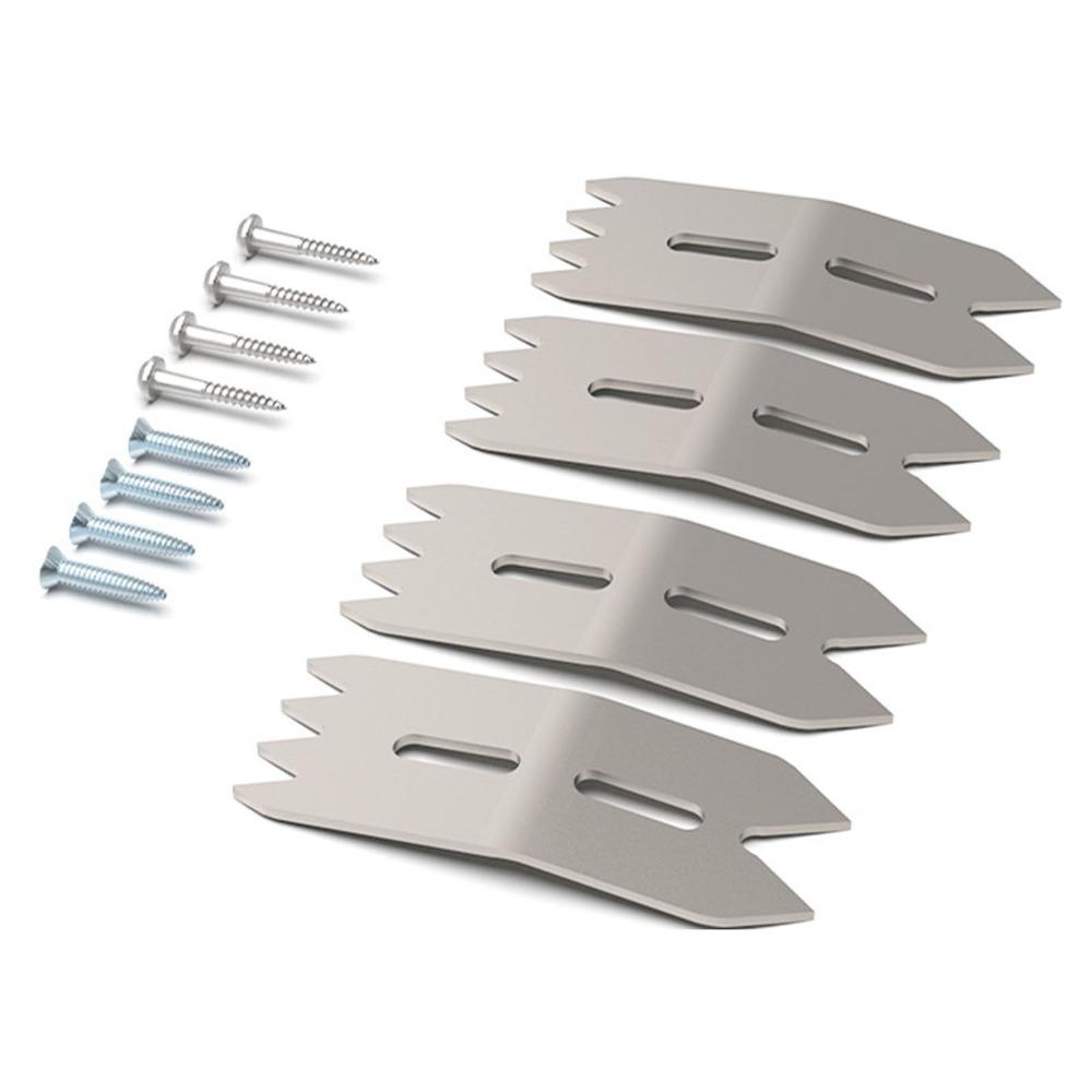 4 Pcs Set for Slab Flattening Mill Slab Clamping Dogs  For Woodworking and Carpentry