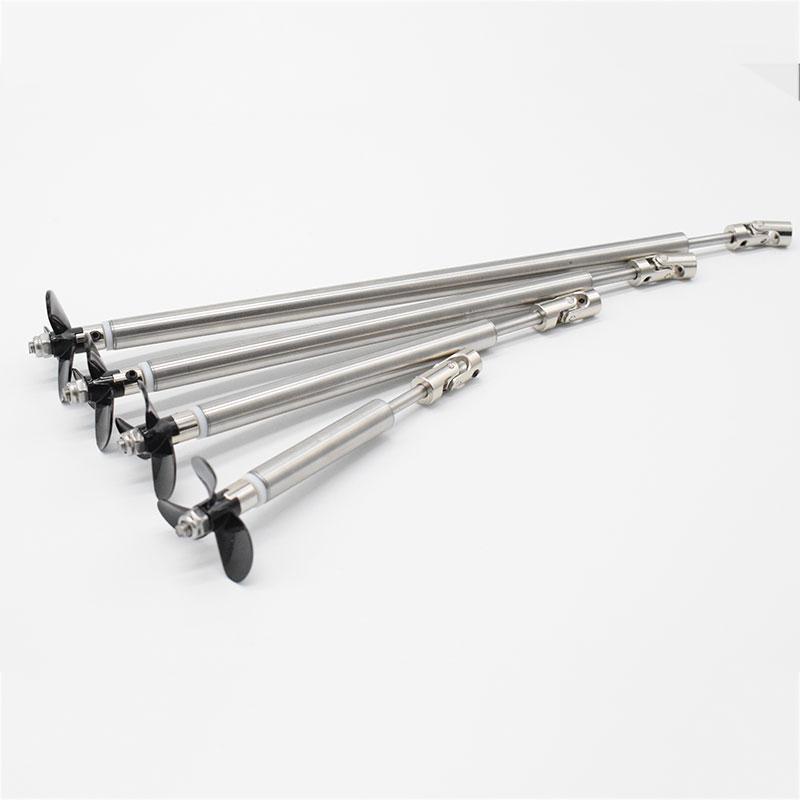Rc Boat Drive Shaft Kit 4mm Stainless Steel Transmission Shaft + Universal Joint + Propeller Fits For DIY Rc Model Boat