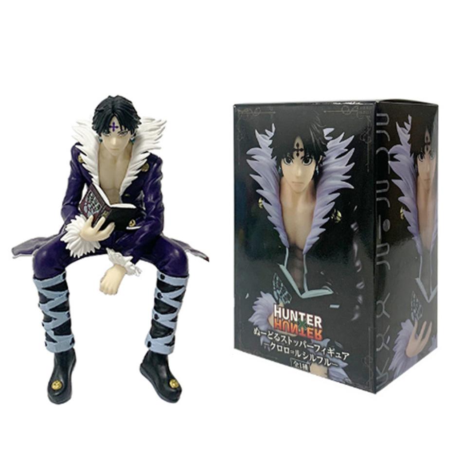 Anime Hunter×Hunter Figure Kurapika Action Figure Chrollo Illumi Hisoka Figurine Collection Noodle Stopper PVC Model Toys Gift