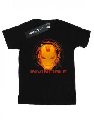 Womens/Ladies Avengers Iron Man Invincible Cotton Boyfriend T-Shirt