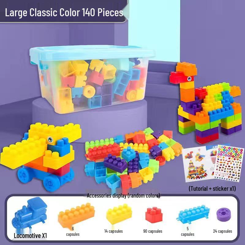 Large Particle Building Blocks for Children's Early Education (Ages 3-6)