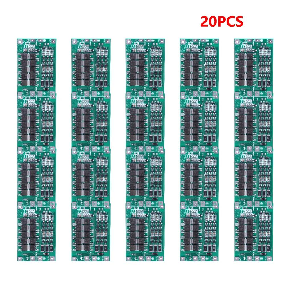 3S/4S 5A 10A 20A 40A 60A Li-ion Lithium Battery Charger Protection Board 18650 BMS For Drill Motor with Standard/Enhance/Balance