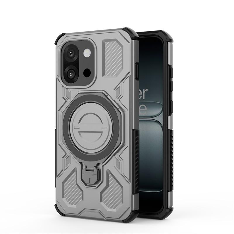 

Luxury Magnetic Armor Case For OnePlus 13T Cases OnePlus 13T 5G Cover Funda Magsafe Wireless Charging Phone Cover OnePlus 13T OnePlus 13T сірий колір