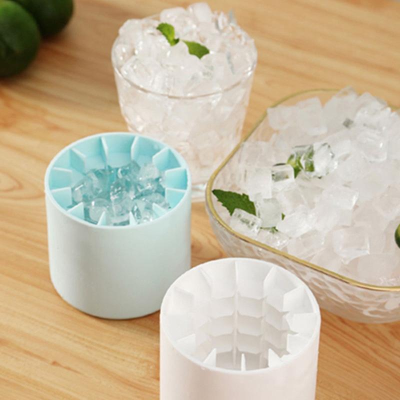Ice Hink Cup Form Iskuber Bricka Livsmedelsklass Snabbfrysning Silikon Ismaskin Kreativ design Ishink Whisky Beer Maker