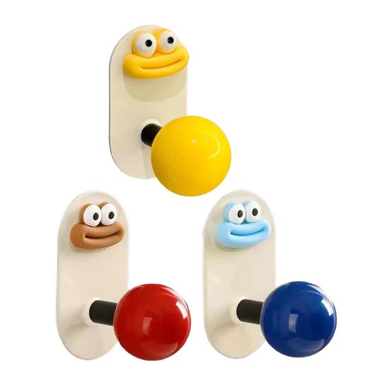 Klebehaken Cartoon Haken Badezimmer Handtuchhaken Wasserdicht Niedlicher Wandhaken für Küchenutensilien Schlafzimmer Mäntel